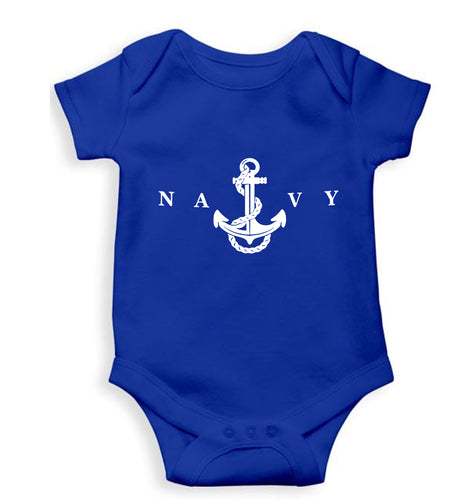 NAvy Army Kids Romper For Baby Boy/Girl-Royal Blue-Ektarfa.online