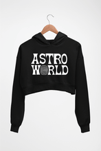 Load image into Gallery viewer, Astroworld Travis Scott Crop HOODIE FOR WOMEN-Black-Ektarfa.online
