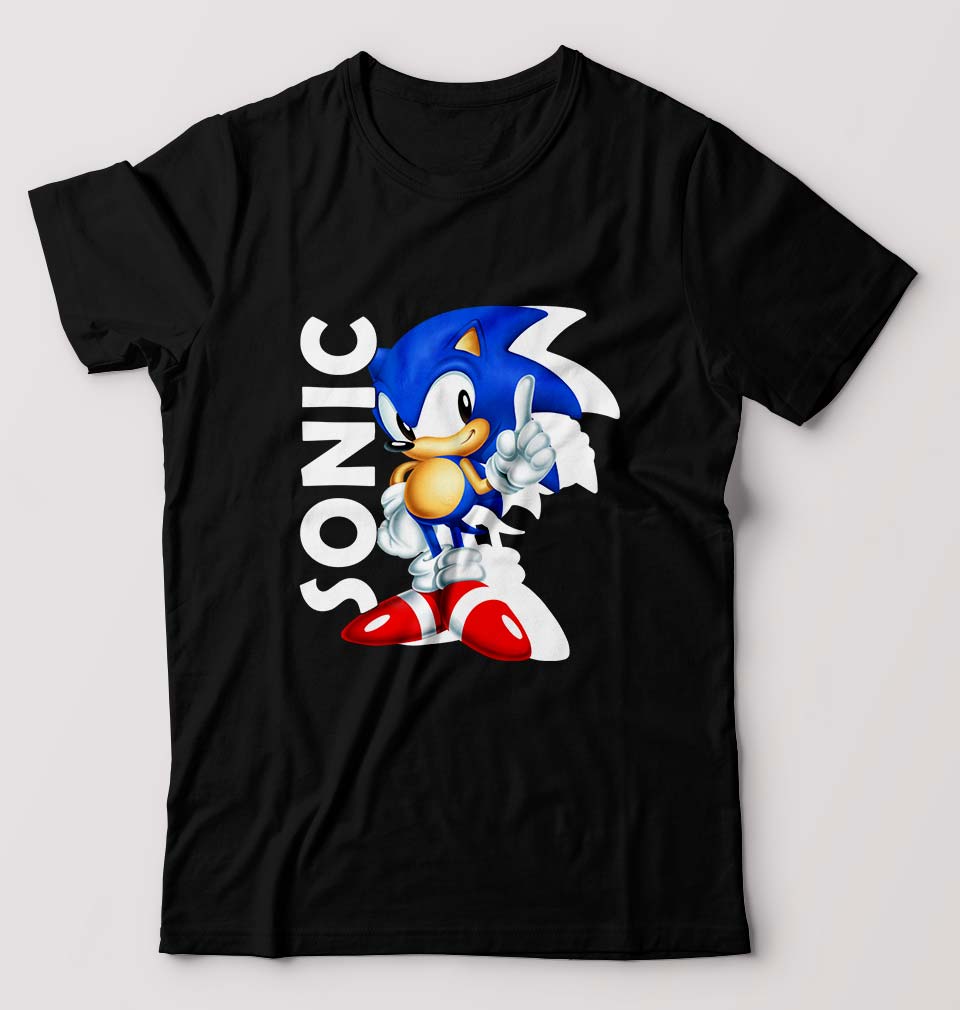 Sonic T-Shirt for Men-Black-Ektarfa.online
