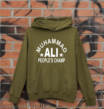 Load image into Gallery viewer, Muhammad Ali Unisex Hoodie for Men/Women-Olive Green-Ektarfa.online
