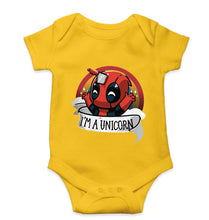 Load image into Gallery viewer, Deadpool Unicorn Kids Romper For Baby Boy/Girl-Yellow-Ektarfa.online
