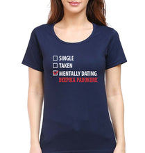 Load image into Gallery viewer, Deepika Padukone T-Shirt for Women-Navy Blue-Ektarfa.online
