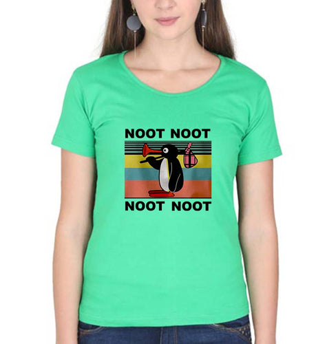 Pingu T-Shirt for Women-Flag Green-Ektarfa.online