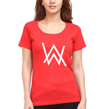 Load image into Gallery viewer, Alan Walker T-Shirt for Women-Red-Ektarfa.online
