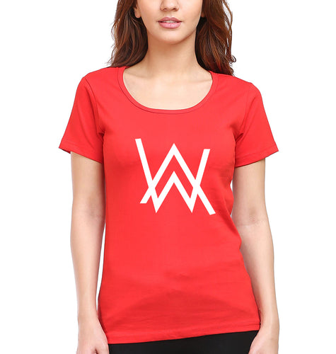 Alan Walker T-Shirt for Women-Red-Ektarfa.online