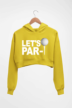 Load image into Gallery viewer, Golf Crop HOODIE FOR WOMEN-Mustard Yellow-Ektarfa.online
