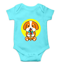 Load image into Gallery viewer, Puppy Kids Romper Kids Romper For Baby Boy/Girl-0-5 Months(18 Inches)-Sky Blue-Ektarfa.online
