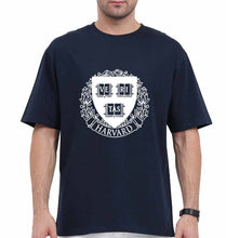 Load image into Gallery viewer, Harvard Oversized T-Shirt for Men-Navy Blue-Ektarfa.online
