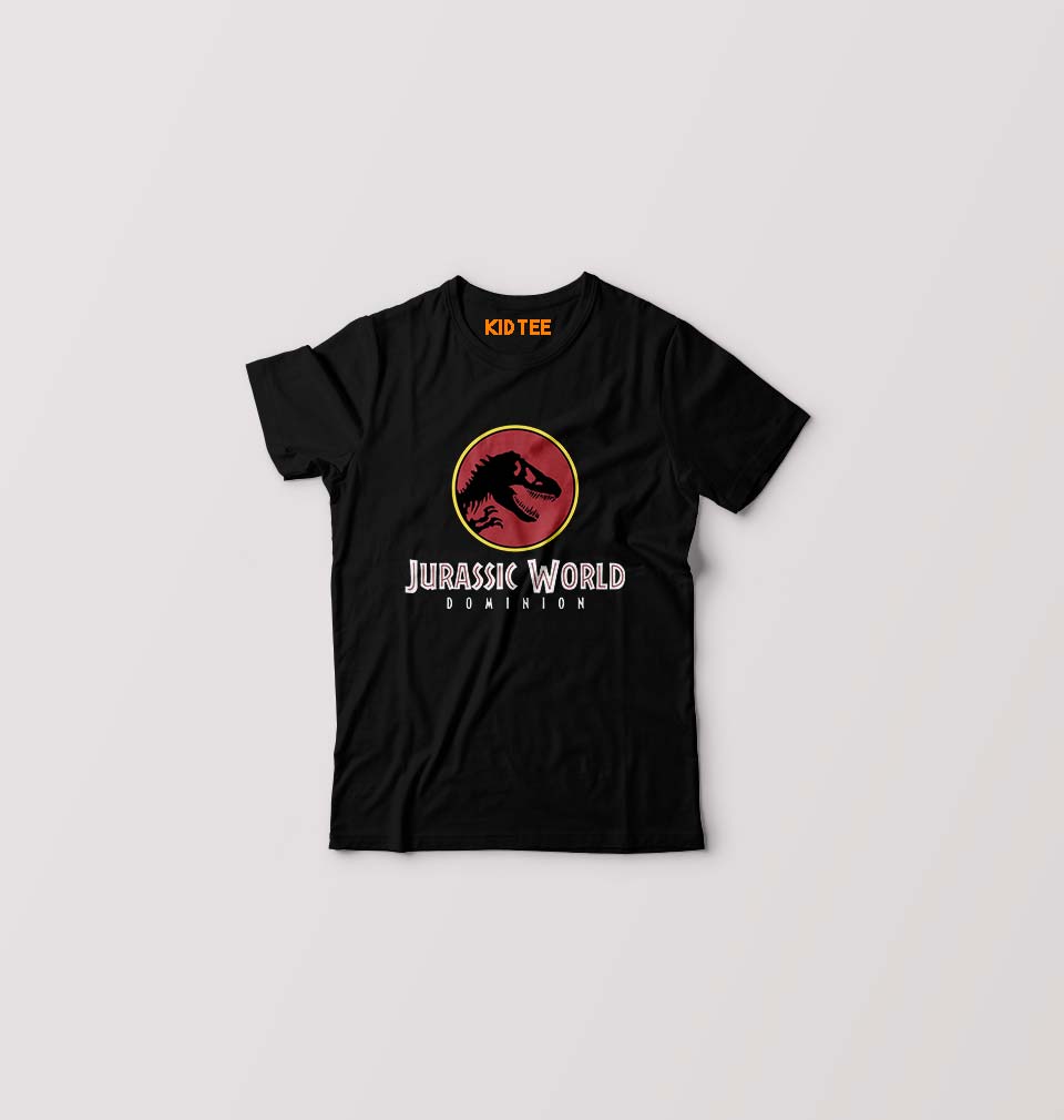 Jurassic World Kids T-Shirt for Boy/Girl-0-1 Year(20 Inches)-Black-Ektarfa.online