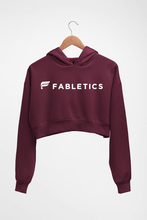 Load image into Gallery viewer, Fabletics Crop HOODIE FOR WOMEN-Maroon-Ektarfa.online
