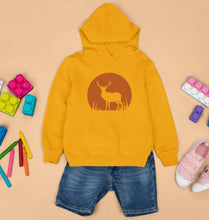 Load image into Gallery viewer, Deer Kids Hoodie for Boy/Girl-Mustard Yellow-Ektarfa.online

