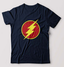 Load image into Gallery viewer, Flash Superhero T-Shirt for Men-Navy Blue-Ektarfa.online

