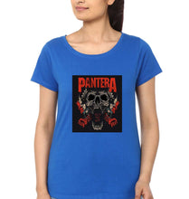 Load image into Gallery viewer, Pantera T-Shirt for Women-Royal Blue-Ektarfa.online
