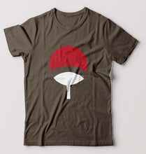Load image into Gallery viewer, Uchiha clan T-Shirt for Men-Olive Green-Ektarfa.online
