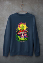 Load image into Gallery viewer, Trippy Psychedelic Weed Stoned Unisex Sweatshirt for Men/Women-Navy Blue-Ektarfa.online
