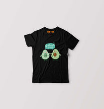 Load image into Gallery viewer, Avocado BFF Kids T-Shirt for Boy/Girl-Black-Ektarfa.online
