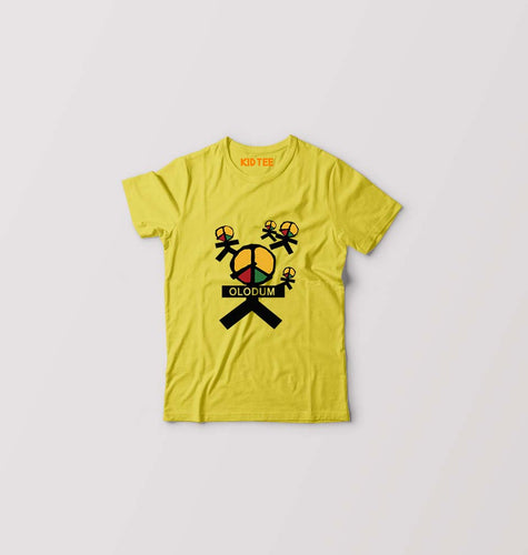 Olodum Kids T-Shirt for Boy/Girl-Yellow-Ektarfa.online