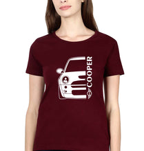 Load image into Gallery viewer, MINI Cooper T-Shirt for Women-Maroon-Ektarfa.online
