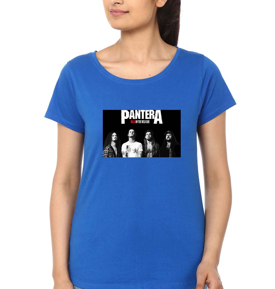 Pantera T-Shirt for Women-Royal Blue-Ektarfa.online