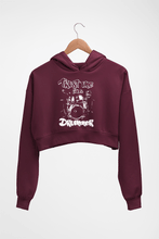 Load image into Gallery viewer, Drummer Crop HOODIE FOR WOMEN-Maroon-Ektarfa.online
