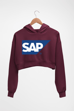 Load image into Gallery viewer, SAP Crop HOODIE FOR WOMEN-Maroon-Ektarfa.online
