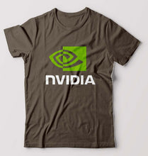 Load image into Gallery viewer, Nvidia T-Shirt for Men-Olive Green-Ektarfa.online
