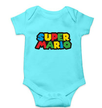 Load image into Gallery viewer, Super Mario Kids Romper For Baby Boy/Girl-Sky Blue-Ektarfa.online
