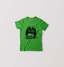 Load image into Gallery viewer, Jeep Kids T-Shirt for Boy/Girl-Flag Green-Ektarfa.online
