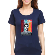 Load image into Gallery viewer, Justin Bieber T-Shirt for Women-Navy Blue-Ektarfa.online
