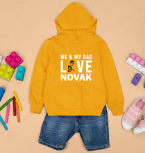 Load image into Gallery viewer, Love Novak Djokovic Tennis Kids Hoodie for Boy/Girl-Mustard Yellow-Ektarfa.online
