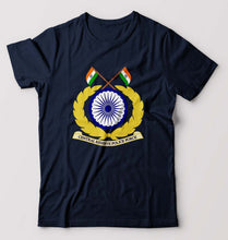 Load image into Gallery viewer, CRPF T-Shirt for Men-Navy Blue-Ektarfa.online

