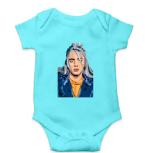 Load image into Gallery viewer, Billie Eilish Kids Romper For Baby Boy/Girl-Sky Blue-Ektarfa.online
