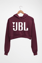 Load image into Gallery viewer, JBL Crop HOODIE FOR WOMEN-Maroon-Ektarfa.online
