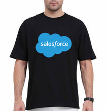 Load image into Gallery viewer, Salesforce Oversized T-Shirt for Men-Black-Ektarfa.online
