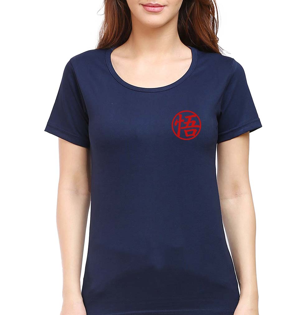 Goku T-Shirt for Women-Navy Blue-Ektarfa.online
