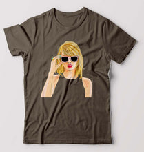Load image into Gallery viewer, Taylor Swift T-Shirt for Men-Olive Green-Ektarfa.online
