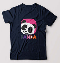 Load image into Gallery viewer, Panda T-Shirt for Men-Navy Blue-Ektarfa.online
