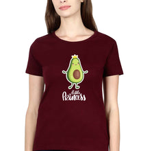 Load image into Gallery viewer, Avocado Princess T-Shirt for Women-Maroon-Ektarfa.online

