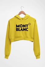 Load image into Gallery viewer, Mont Blanc Crop HOODIE FOR WOMEN-Mustard Yellow-Ektarfa.online
