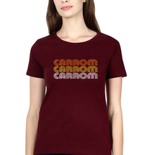 Load image into Gallery viewer, Carrom T-Shirt for Women-Maroon-Ektarfa.online
