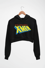 Load image into Gallery viewer, X-Men Crop HOODIE FOR WOMEN-Black-Ektarfa.online
