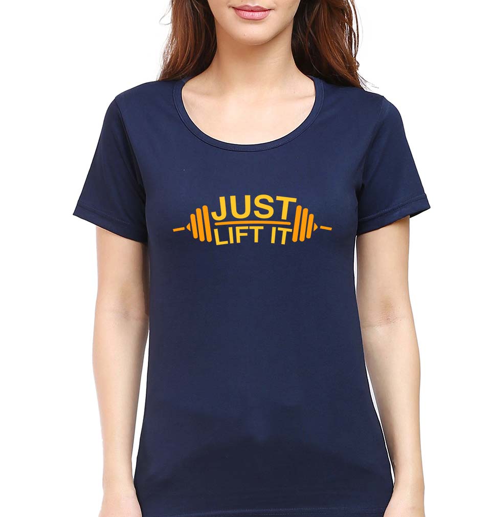 Gym T-Shirt for Women-Navy Blue-Ektarfa.online