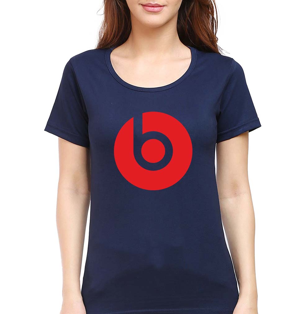 Beats T-Shirt for Women-Navy Blue-Ektarfa.online