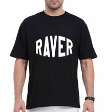 Load image into Gallery viewer, Raver Oversized T-Shirt for Men-Black-Ektarfa.online
