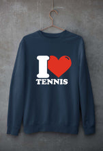 Load image into Gallery viewer, I Love Tennis Unisex Sweatshirt for Men/Women-Navy blue-Ektarfa.online
