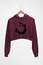Load image into Gallery viewer, Moon Knight Crop HOODIE FOR WOMEN-Maroon-Ektarfa.online
