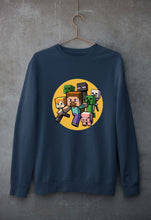 Load image into Gallery viewer, Minecraft Unisex Sweatshirt for Men/Women-Navy Blue-Ektarfa.online
