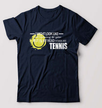 Load image into Gallery viewer, Tennis T-Shirt for Men-Navy Blue-Ektarfa.online
