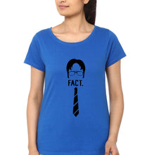 Load image into Gallery viewer, Dwight Schrute T-Shirt for Women-Royal Blue-Ektarfa.online
