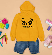Load image into Gallery viewer, Gym Kids Hoodie for Boy/Girl-Mustard Yellow-Ektarfa.online
